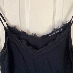 Abercrombie & Fitch Black Lace Trim Cami